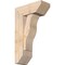 Ekena Millwork Funston Slat Smooth Bracket w/ Offset Brace, Douglas Fir, 7 1/2"W x 18"D x 30"H BKT0806X18X30FST06SDF - alternate 1